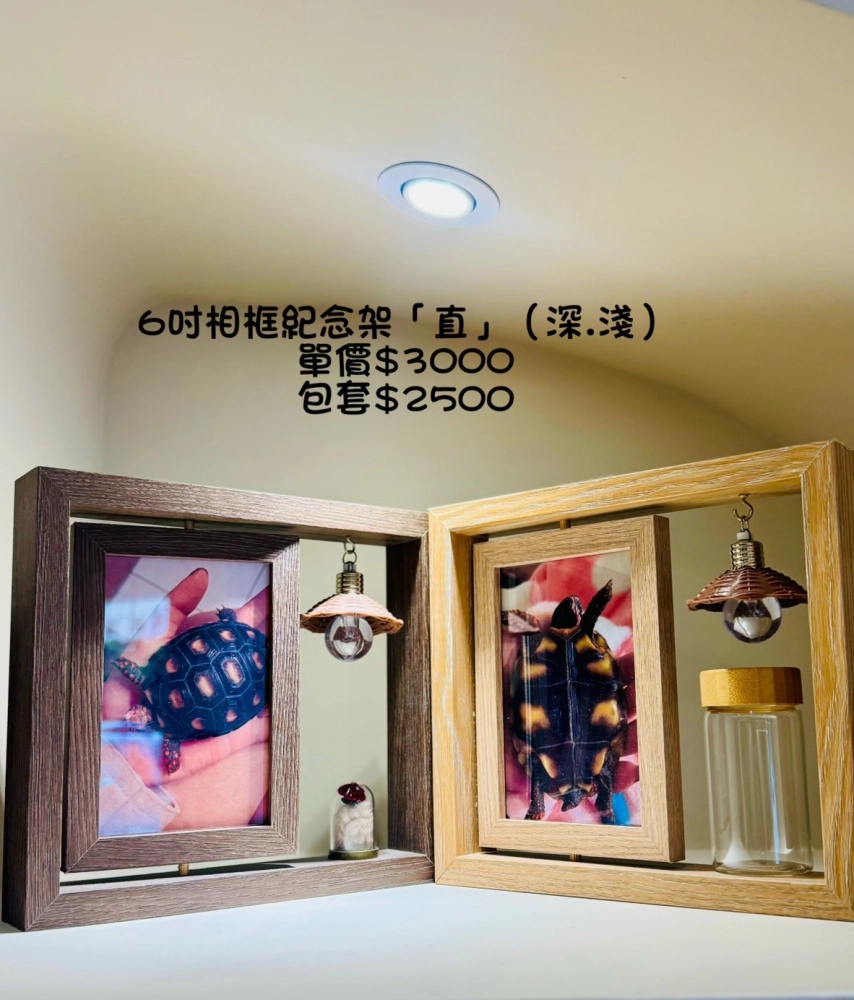 6吋直相框紀念架(深&淺)