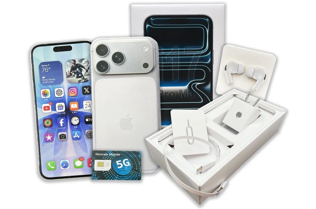 盒裝Ipone 17 Pro MAX 1TB   白色 L305