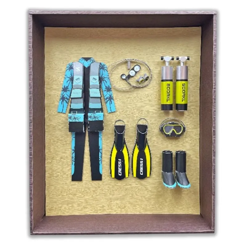 迷你潛水服禮盒     B913-1