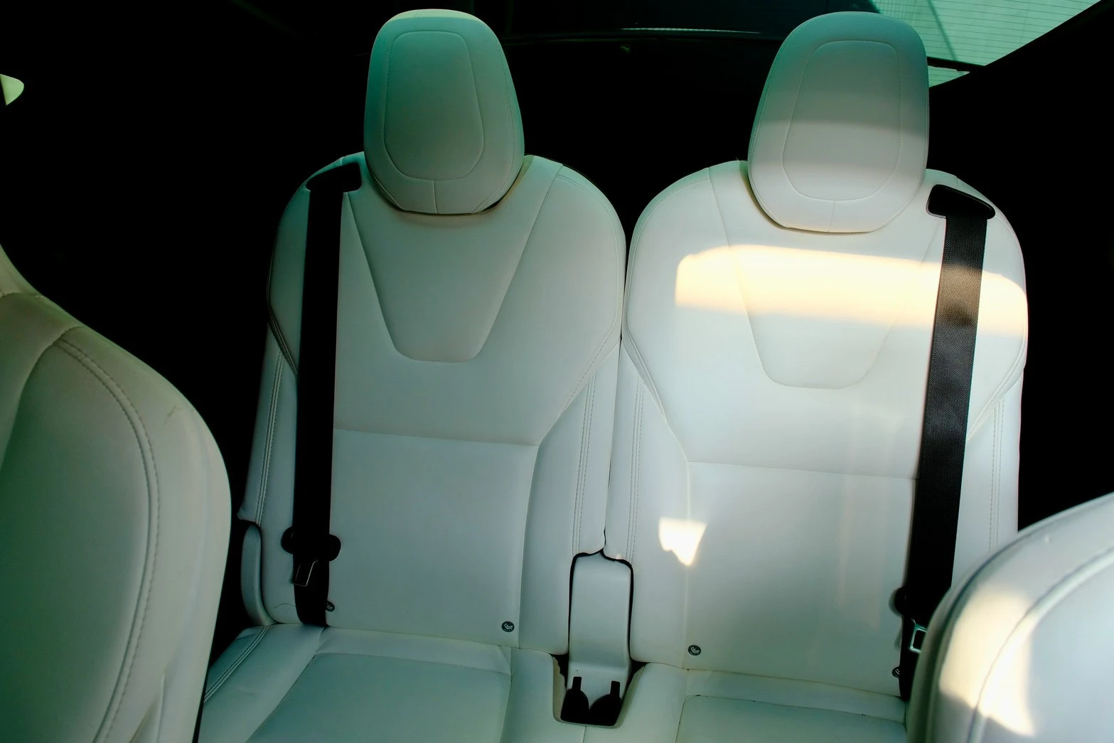⚪ 2019 Tesla Model X LR 100D 六人座 綠色(原車藍色)