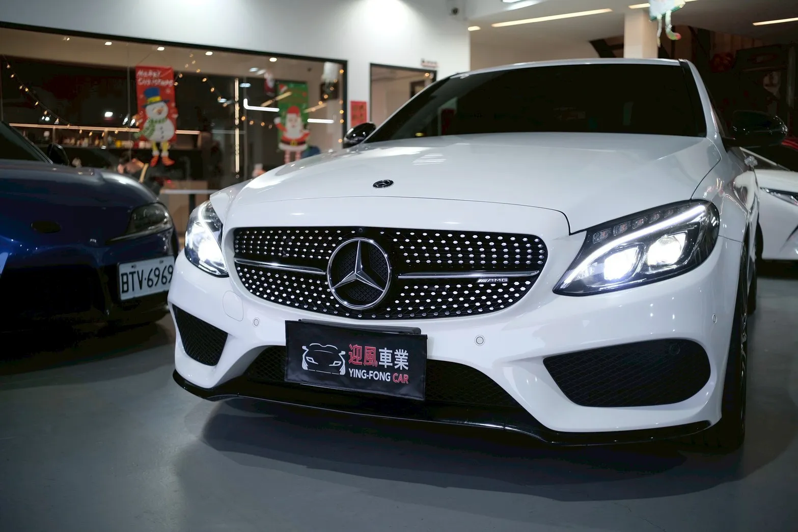 ⚪2018 Benz C-Class AMG C43 4MATIC 白色