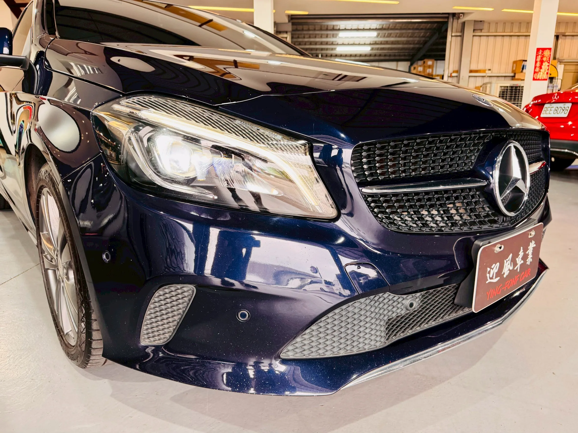 ⚪ 2017 Benz A180 1.6 渦輪 藍色