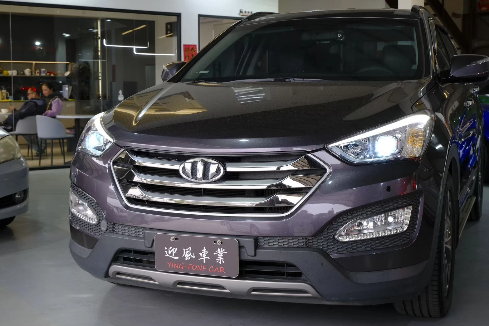 ⚪ 2015 Hyundai Santa Fe 2.2 貴族款 灰色