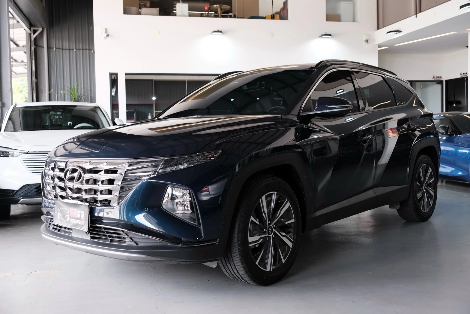 ⚪ 2024 Hyundai Tucson L Turbo Hybrid GLT-C 深藍色