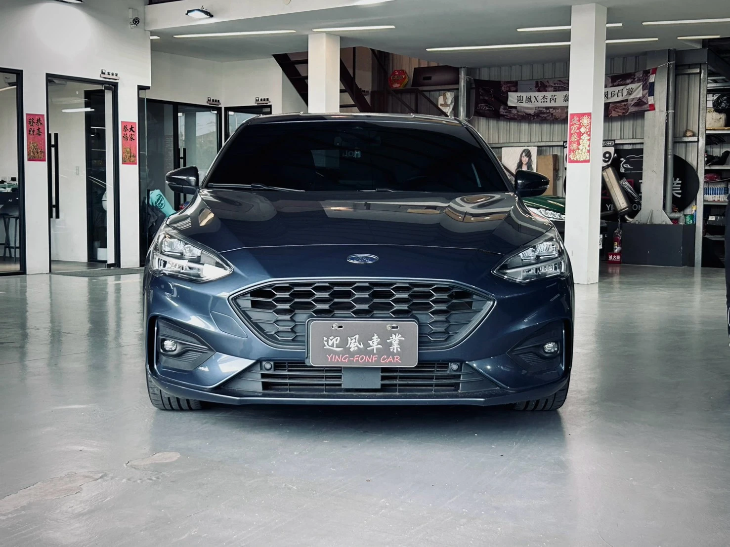 ⚪ 2020 Ford Focus 5D ST-Line Lommel 藍色