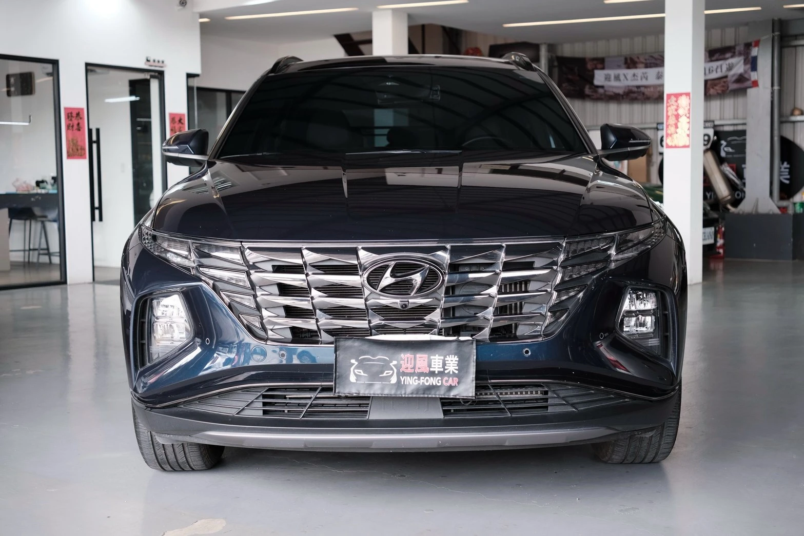 ⚪ 2024 Hyundai Tucson L Turbo Hybrid GLT-C 深藍色