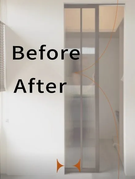 小宅更衣區 x 鋁框玻璃推拉門｜台中小宅設計｜台中小宅設計