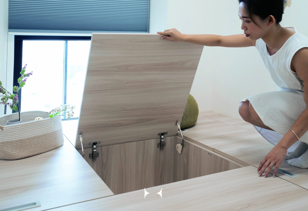 精緻小宅 | 極致收納 | 主題跳色｜<BR> 台中新屋設計｜中區新屋設計｜