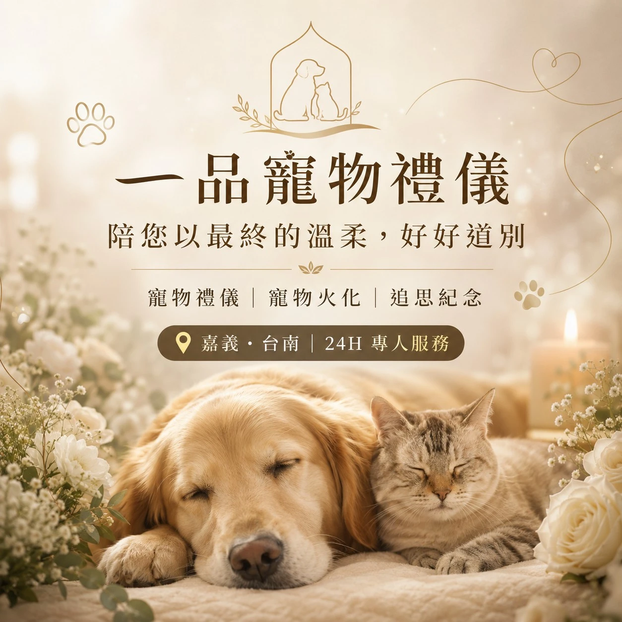 寵物告別儀式要準備什麼？用熟悉的小物陪毛孩走完最後一程 – 台南寵物告別式｜台南寵物火化