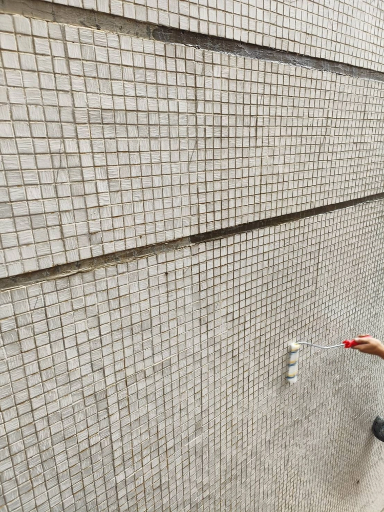 台中市西區住宅｜外牆滲水｜透明防水漆處理