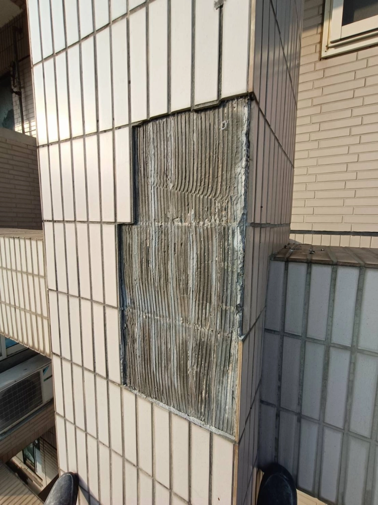 新竹市-東區-公寓大樓 磁磚巡檢敲除