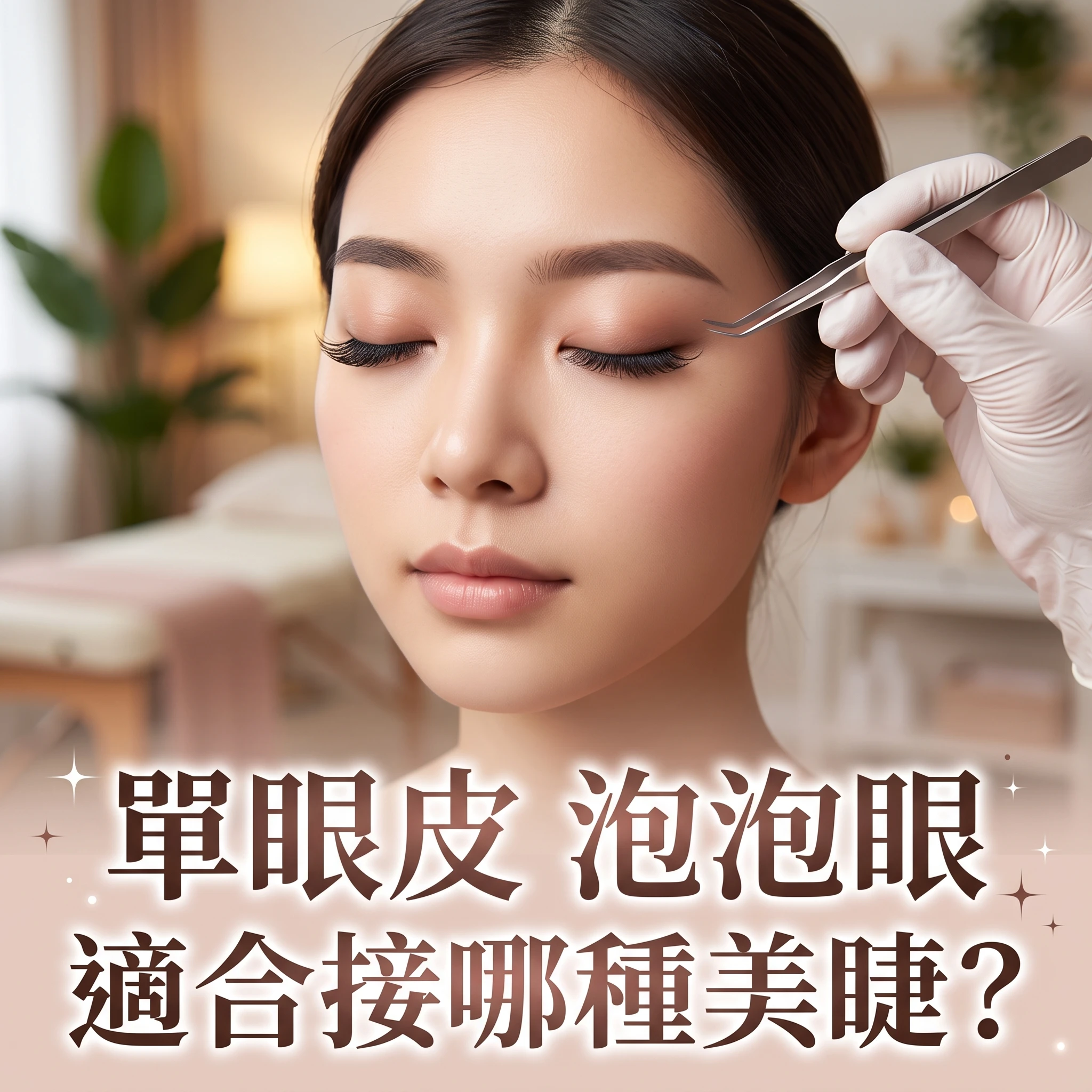 單眼皮泡泡眼適合接哪種美睫？- 美容SPA｜桃園美容SPA