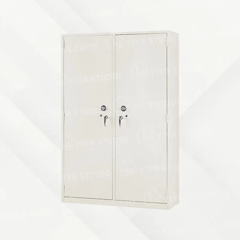 【傳統櫃】雙開門密碼鎖保密公文櫃-附活動隔板六片、二屜