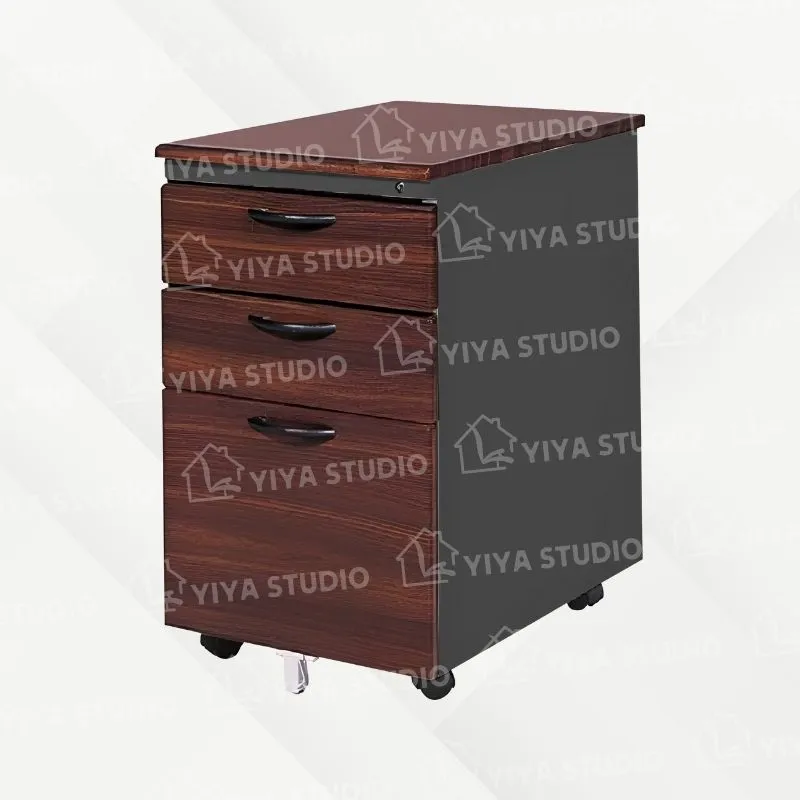 【活動櫃】胡桃木紋基本型-鐵灰