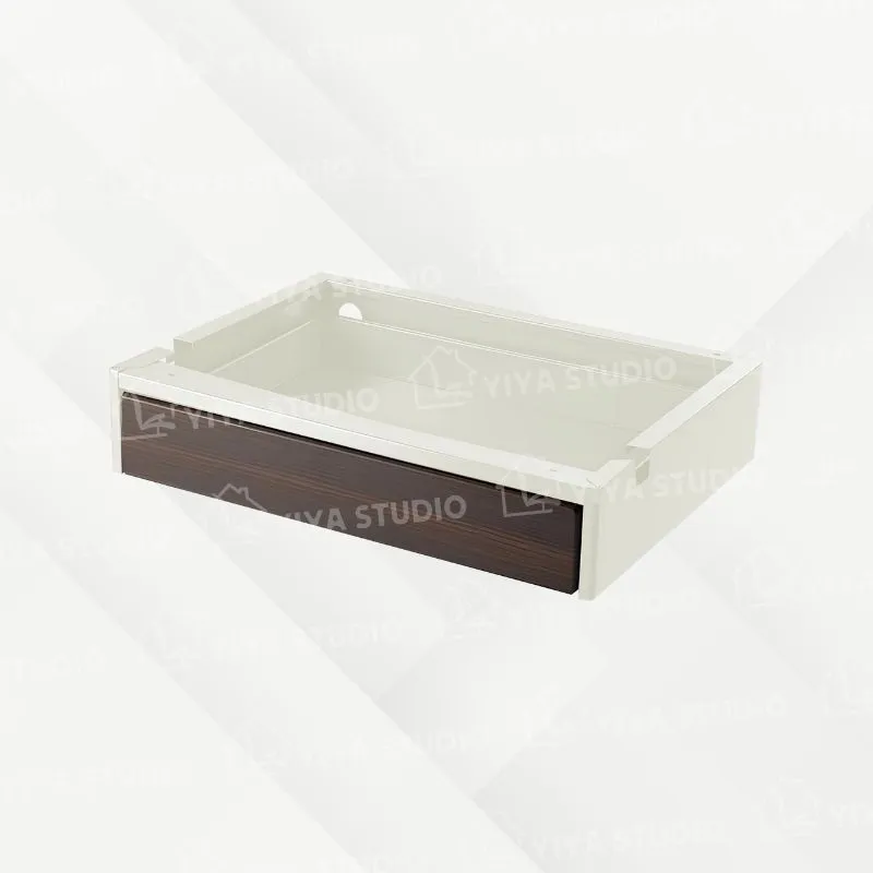 【中抽】胡桃木紋鐵中抽-905