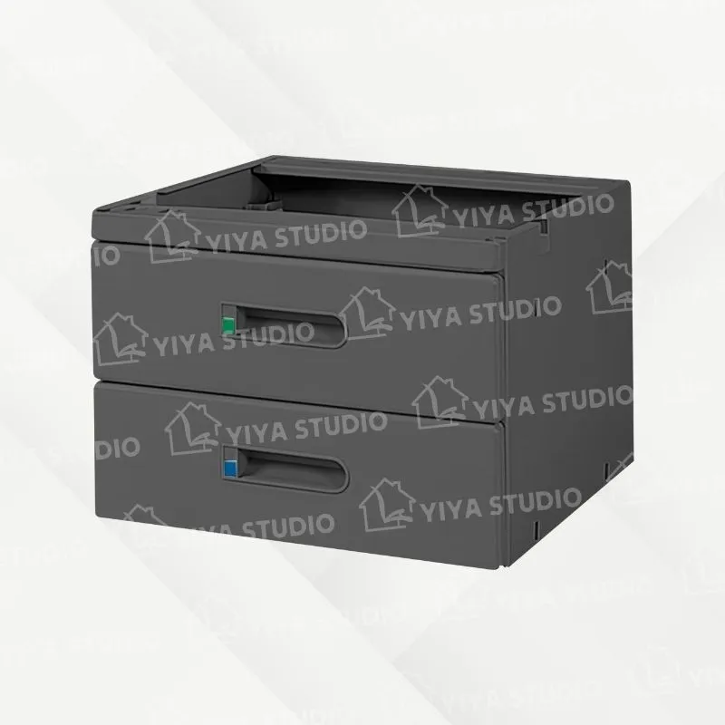 【吊櫃】基本型-鐵灰-二屜