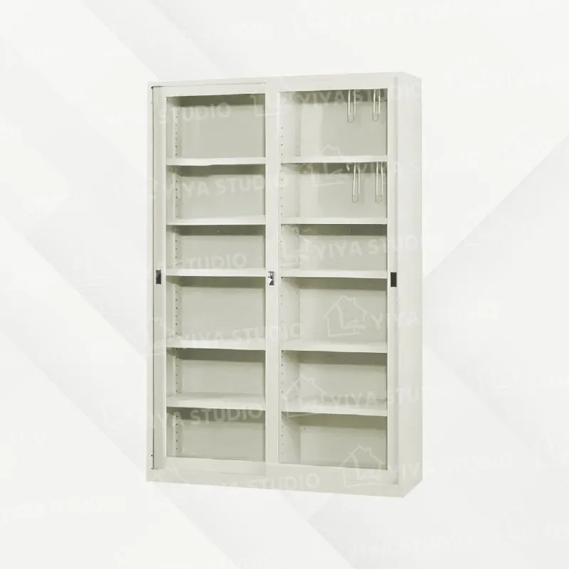 【傳統櫃】玻璃加框拉門中隔連座-附活動隔板十片