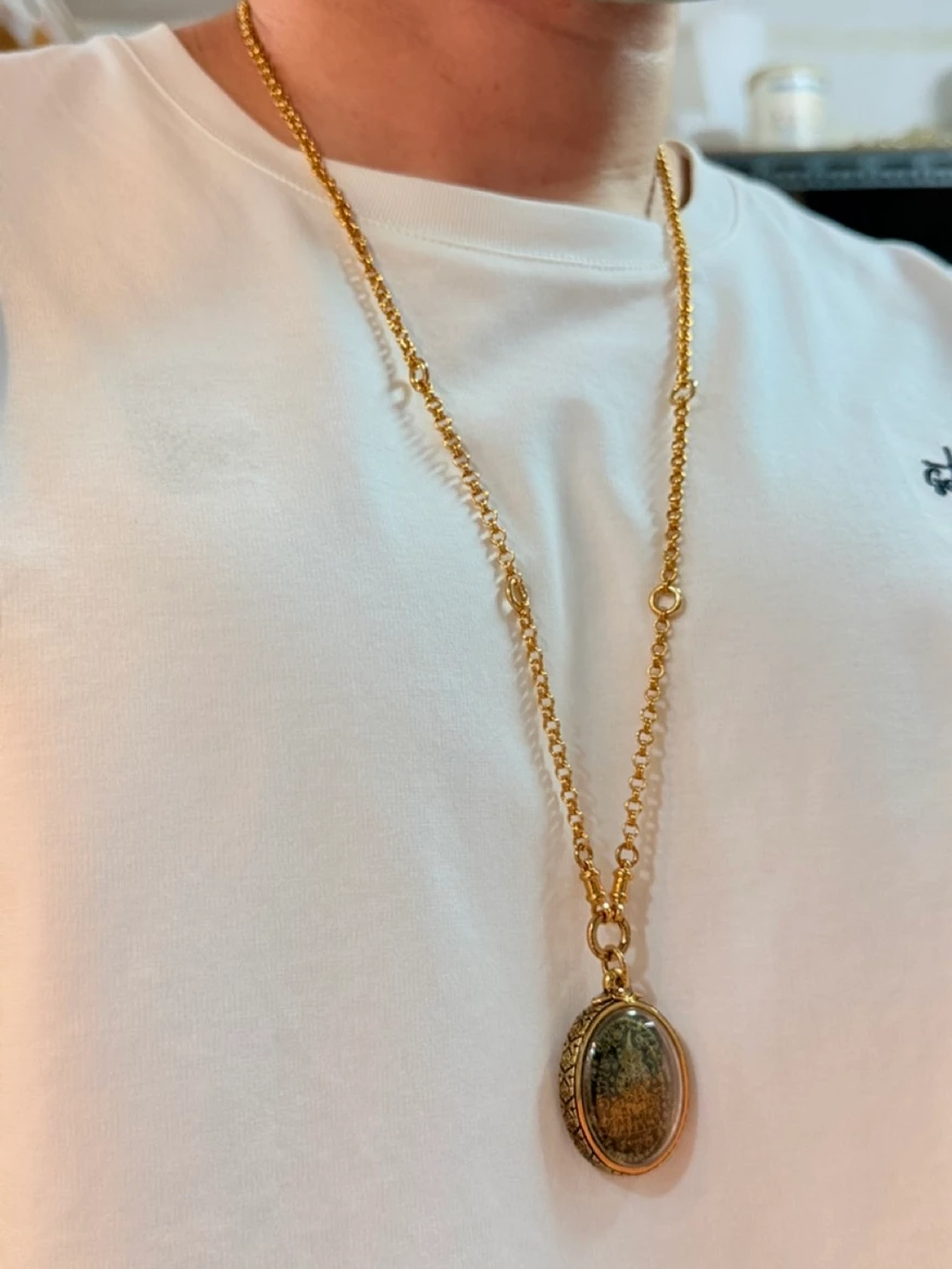 佛牌項鍊 3mm雙圈無縫圈⭕️泰國義大利金5掛鍊