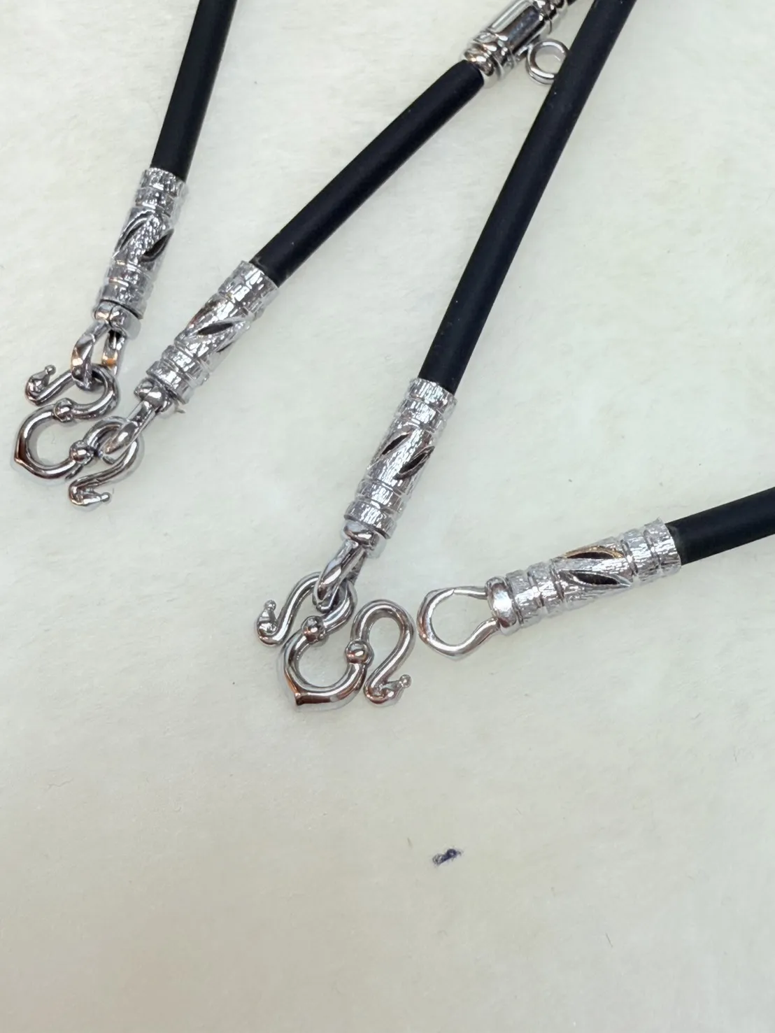 佛牌項鏈 負離子版鈦白金竹節雙快拆頭 單掛 or前三掛