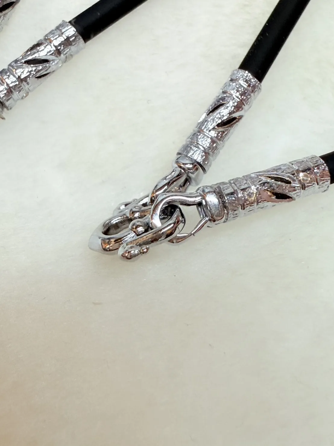 佛牌項鏈 負離子版鈦白金竹節雙快拆頭 單掛 or前三掛