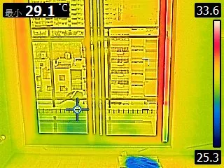使用熱顯像儀檢測滲漏