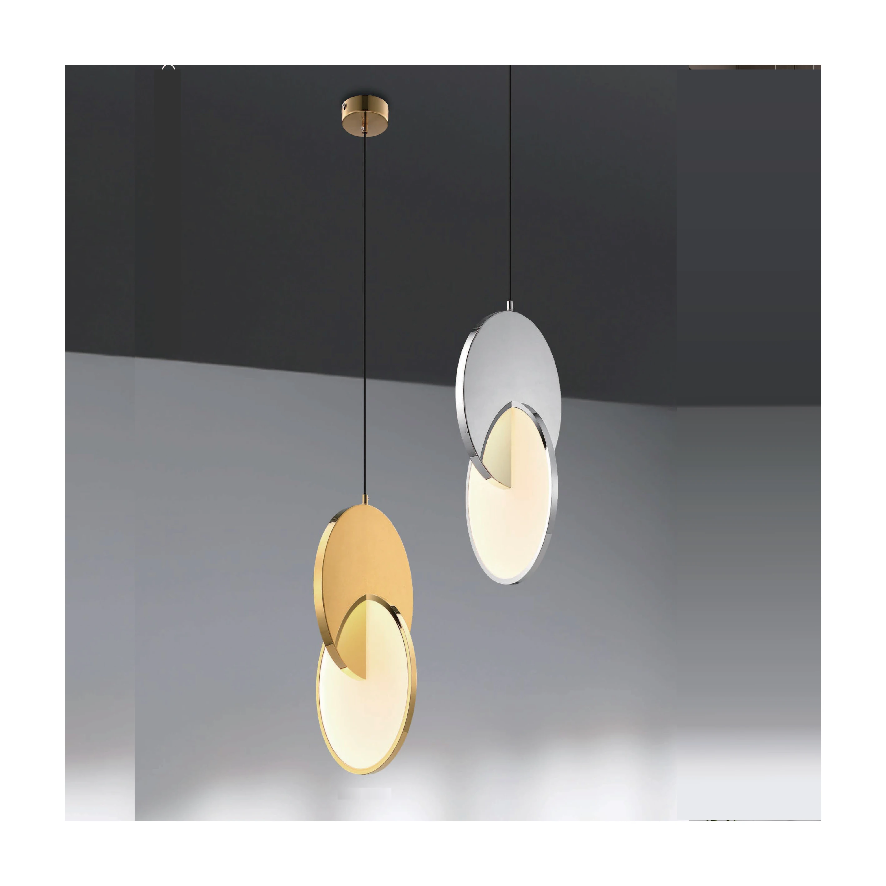 【一刻光】質感吊燈《台中實體門市》餐廳吊燈LED 25W 3000K 客廳吊燈 金屬電鍍  壓克力 現代簡約吊燈 美式復古吊燈 現代輕奢吊燈