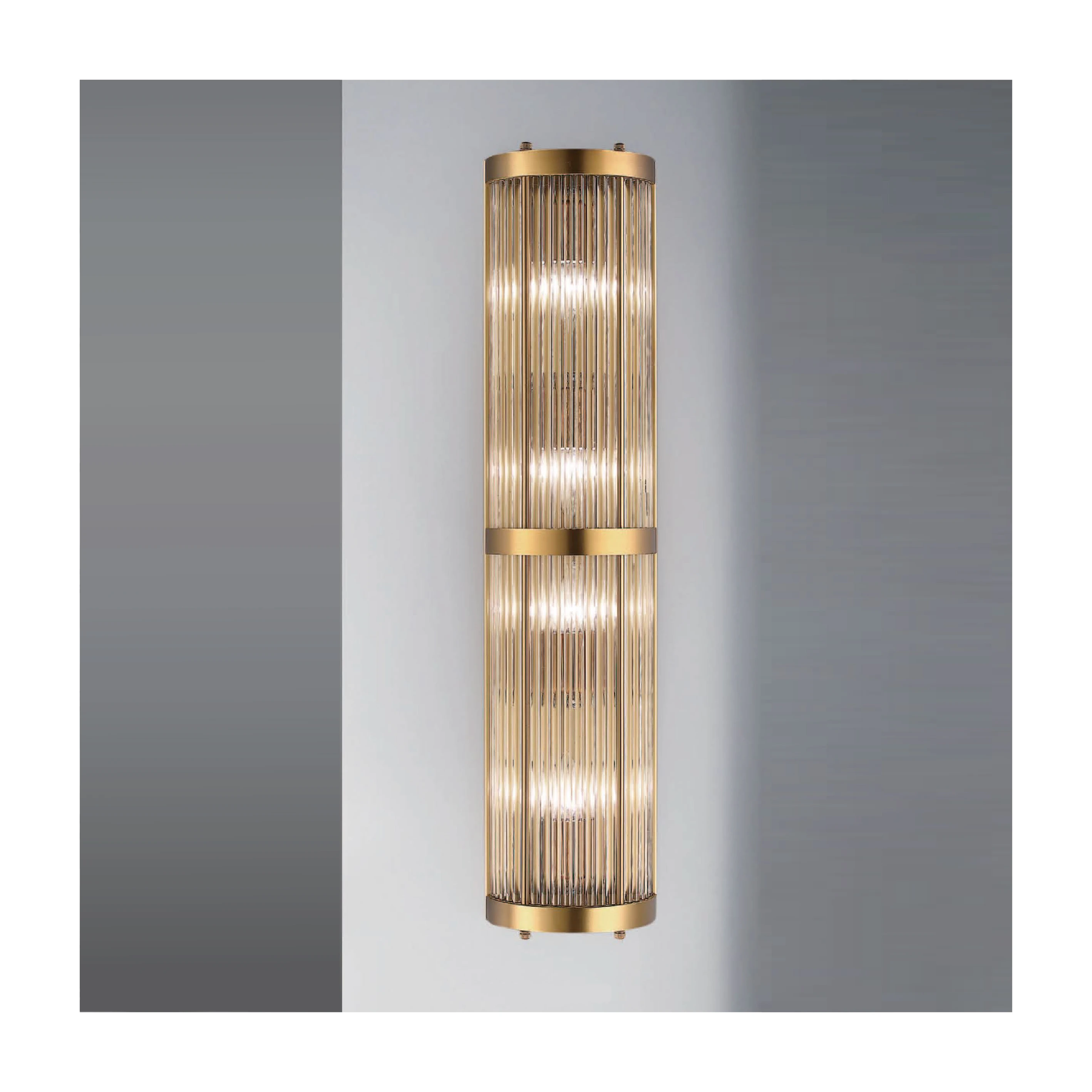 【一刻光】質感壁燈《台中實體門市》 LED E14X4另計 不鏽鋼 玻璃棒 玄關壁燈 裝飾壁燈 水晶壁燈 造型壁燈