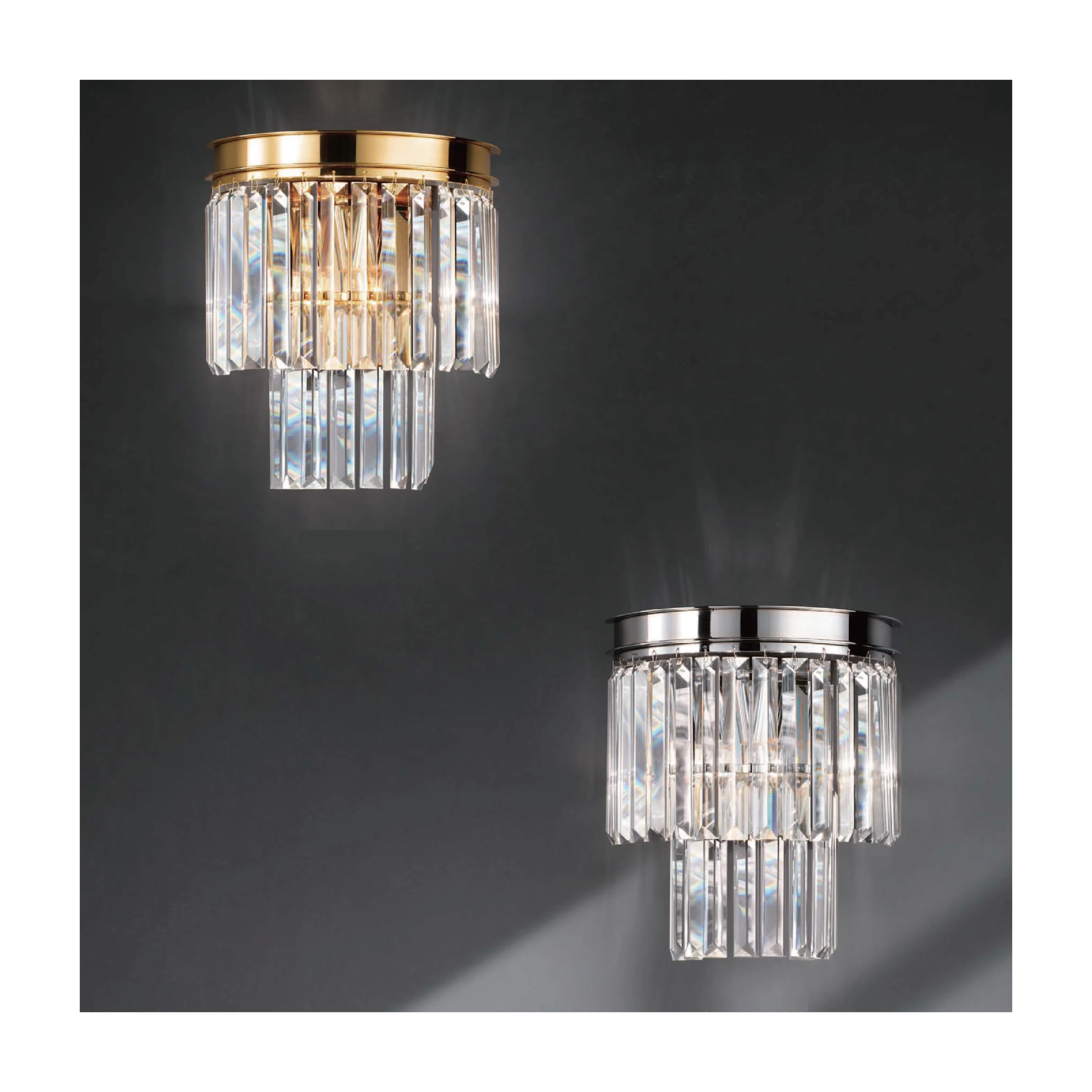 【一刻光】質感壁燈《台中實體門市》 LED E14X2另計 鋼材電鍍 進口水晶 玄關壁燈 裝飾壁燈 水晶壁燈 造型壁燈