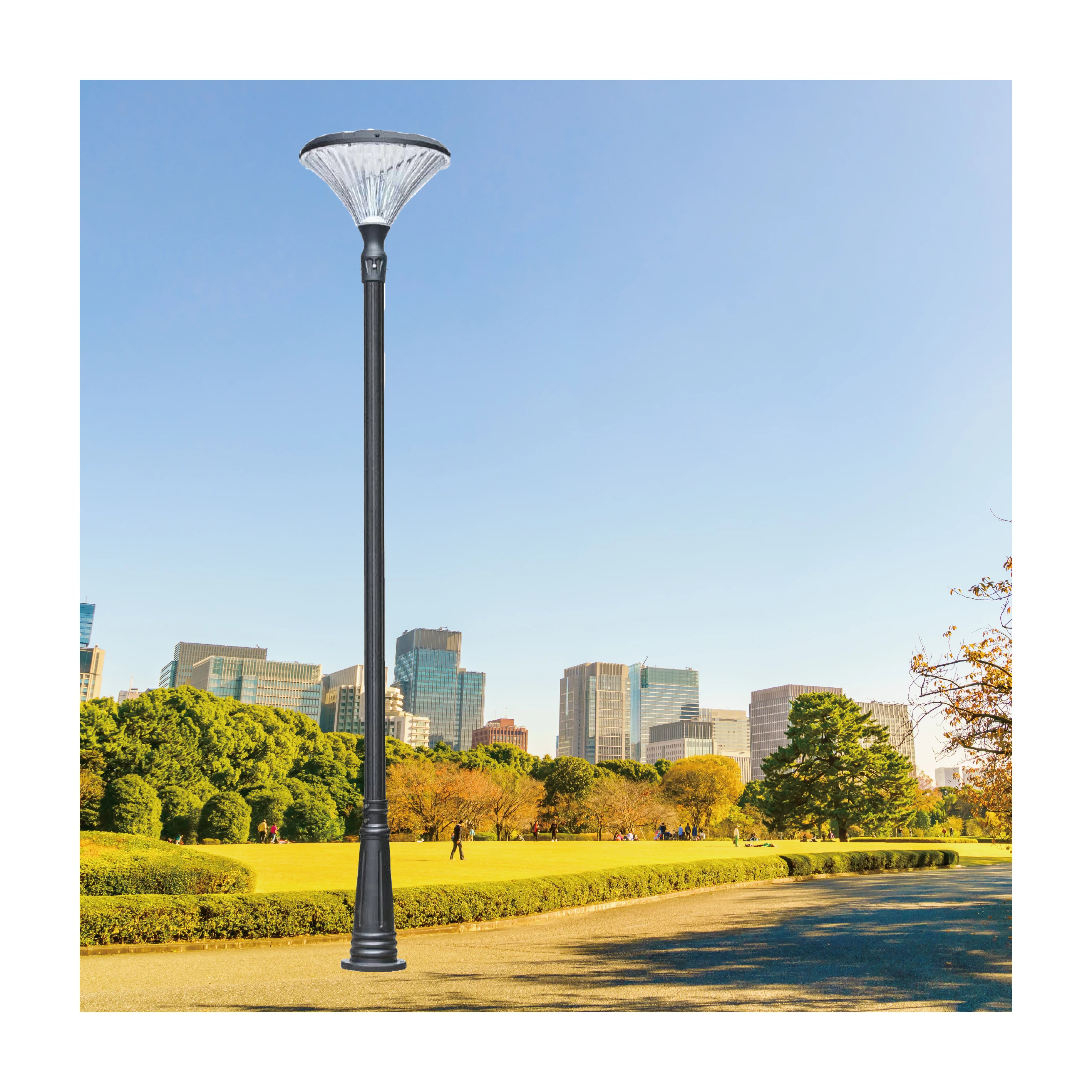 【一刻光】質感戶外燈《台中實體門市》 LED 25W  太陽能 戶外燈具 燈柱 景觀燈 庭園照明 高燈 路燈