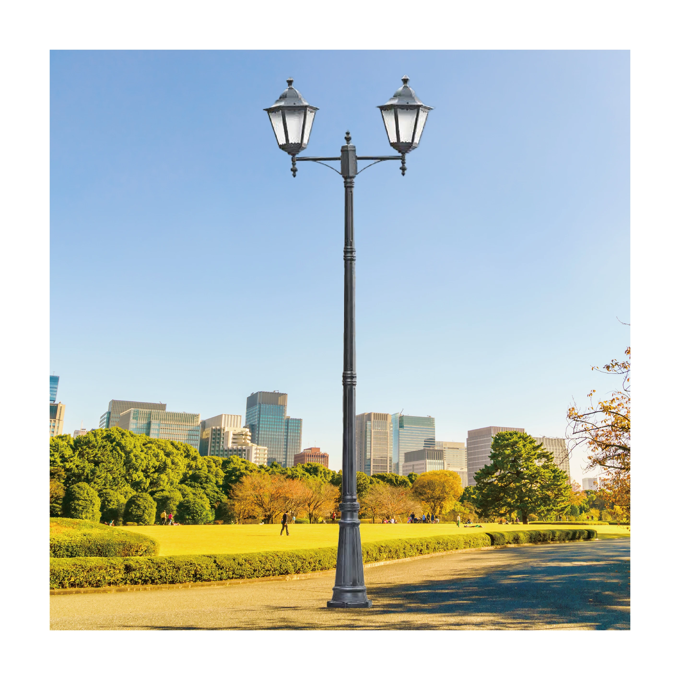 【一刻光】質感戶外燈《台中實體門市》 LED E27x2 另計 戶外燈具 燈柱 景觀燈 庭園照明 高燈 路燈