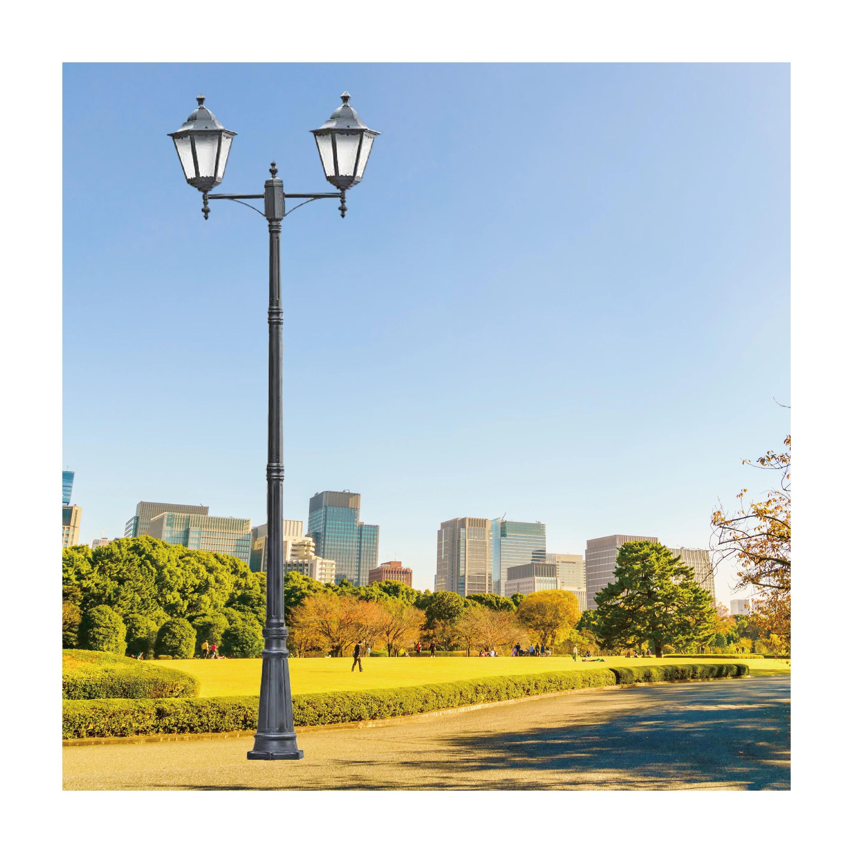 【一刻光】質感戶外燈《台中實體門市》 LED E27x2 另計 戶外燈具 燈柱 景觀燈 庭園照明 高燈 路燈