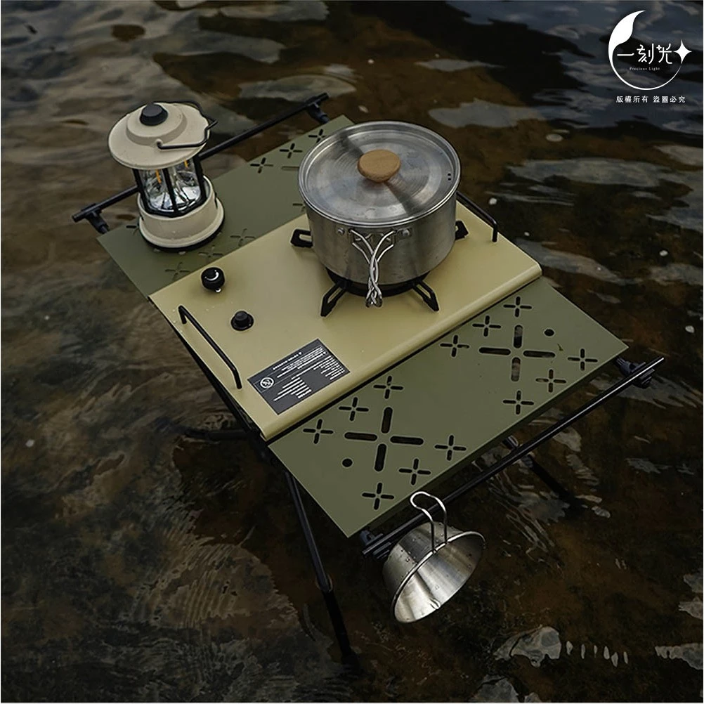 [一刻光]WOOKOO多功能戰術桌 2單位 IGT桌 露營桌 折疊桌 鋁合金輕量摺疊桌 贈收納袋 附掛勾附置物網 高乘載