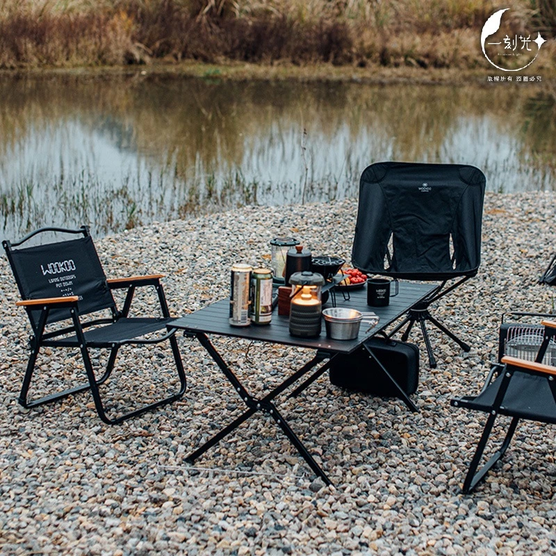 [一刻光]現貨 快速出貨 WOOKOO克米特椅 露營折疊椅 免組裝 輕量便攜 摺疊椅 露營椅 折疊椅 戶外椅 露營摺疊椅