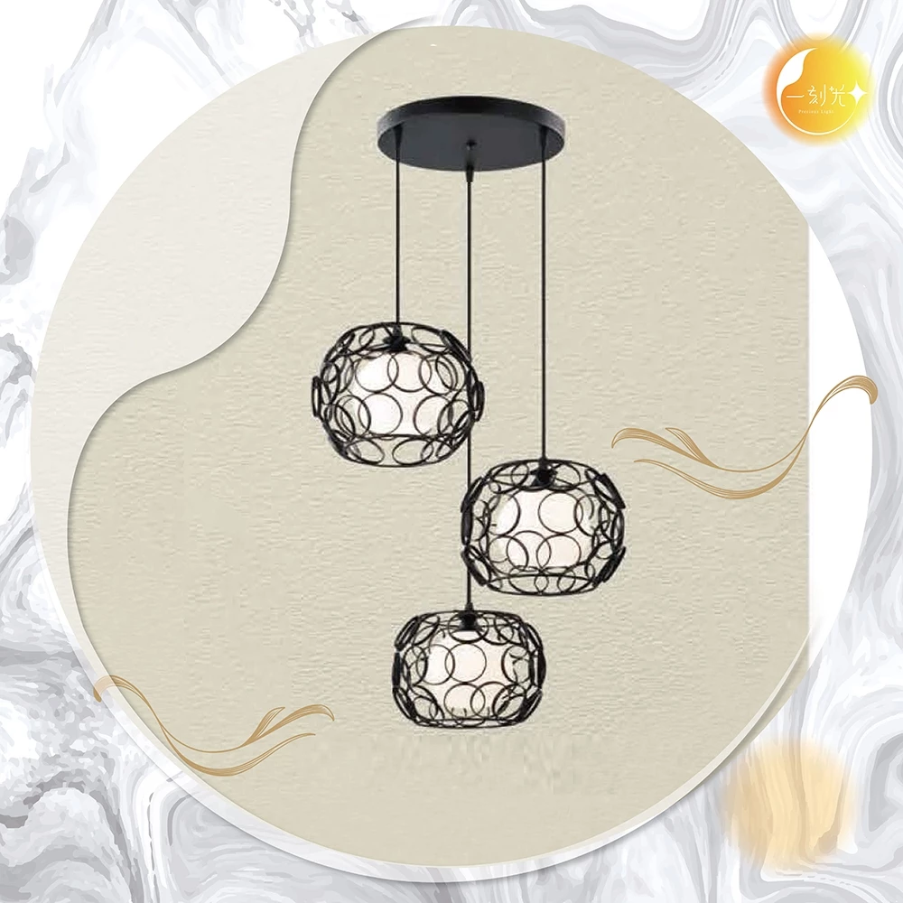 【一刻光】北歐典雅風吊燈《台中實體門市》 工業風格吊燈 可換燈泡 吊線長度可調 餐吊燈 鋼材玻璃