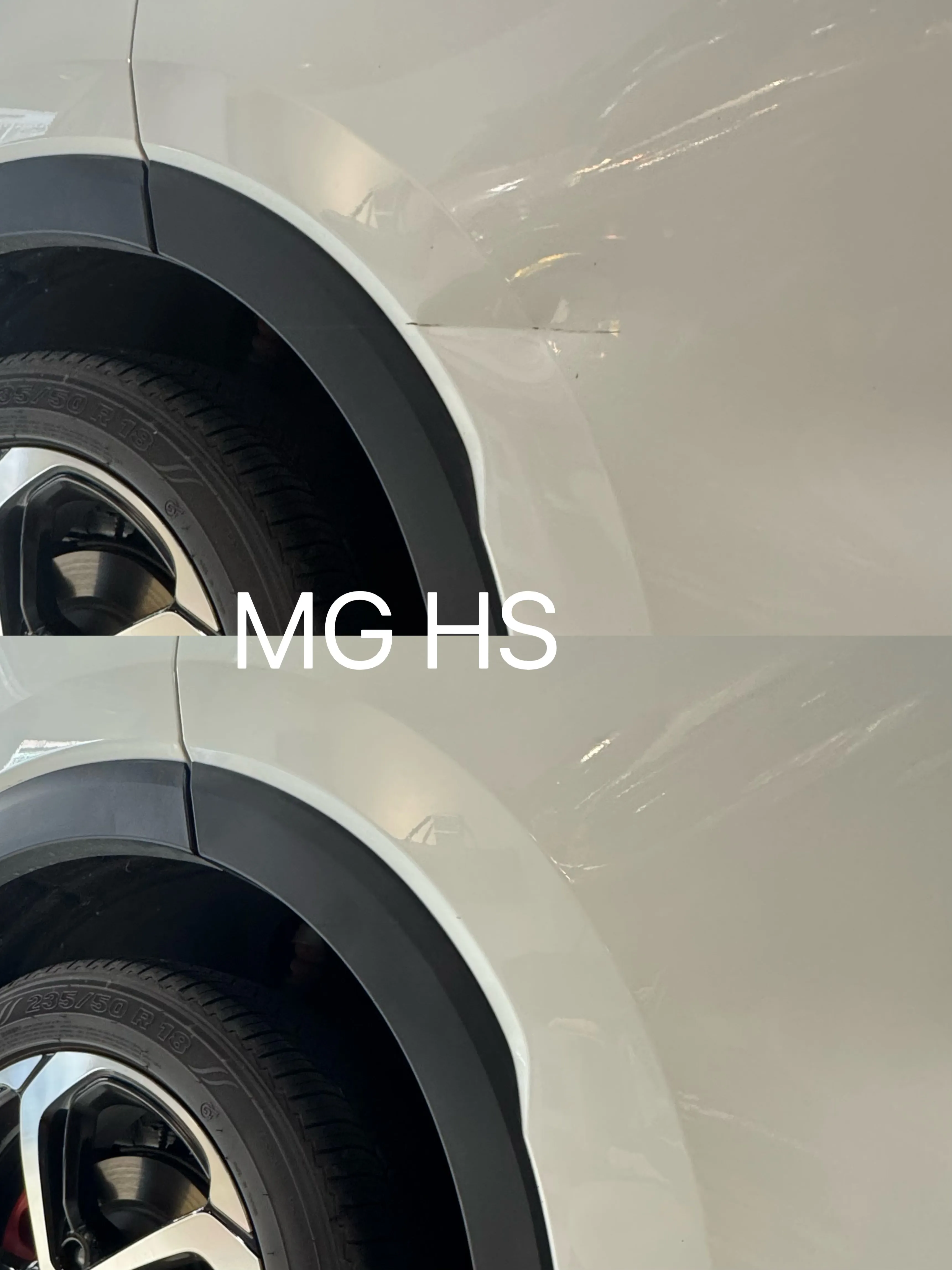 MG HS 車門大面積凹痕｜汽車凹痕修復｜台北汽車凹痕修復