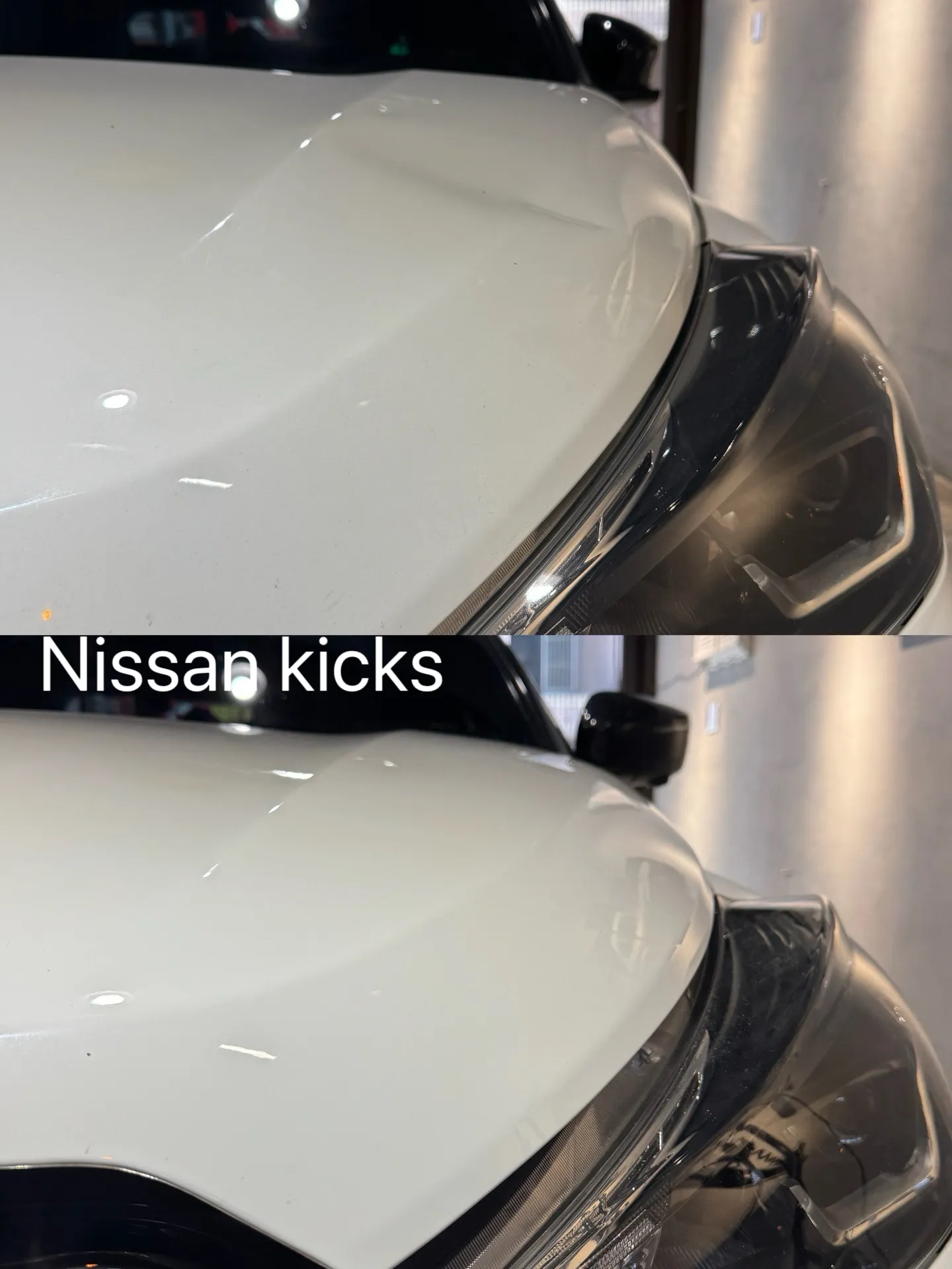 Nissan kicks 引擎蓋凹痕修復｜台北汽車凹痕修復｜新莊汽車凹痕修復