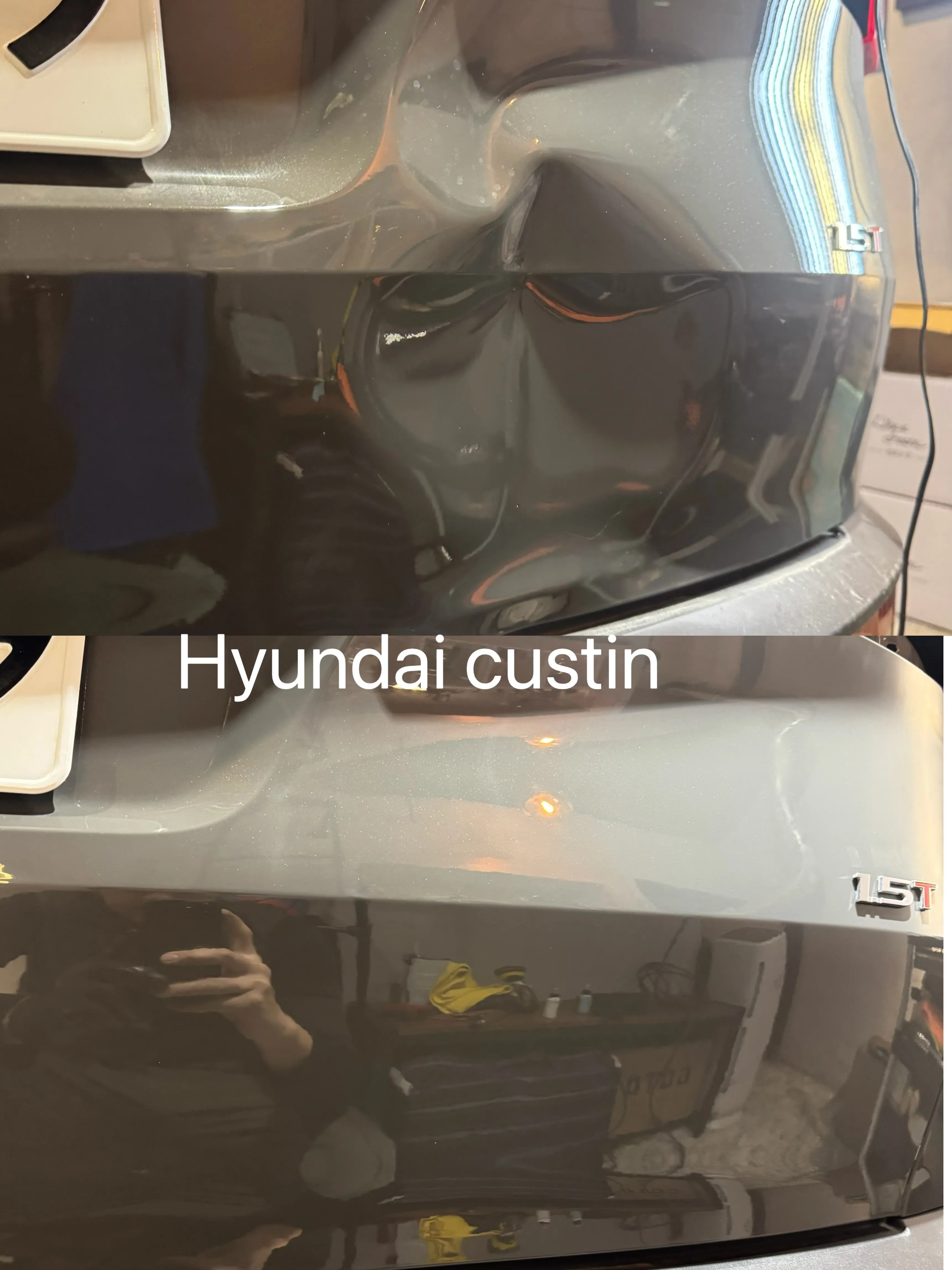 Hyundai custin 後行李箱凹痕修復｜台北凹痕修復｜新北凹痕修復
