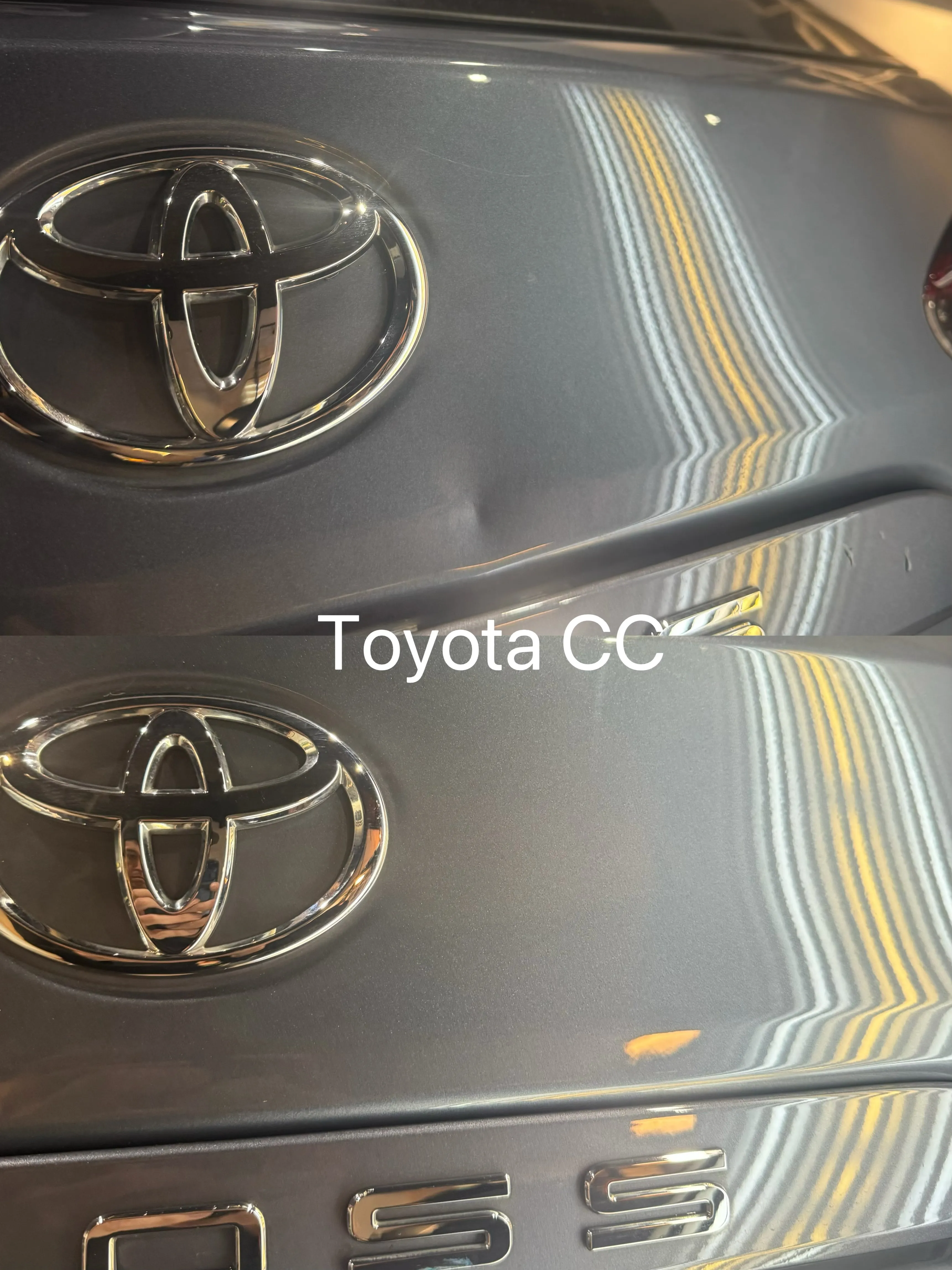 Toyota CC 後行李箱凹痕修復｜台北凹痕修復｜凹痕修復推薦