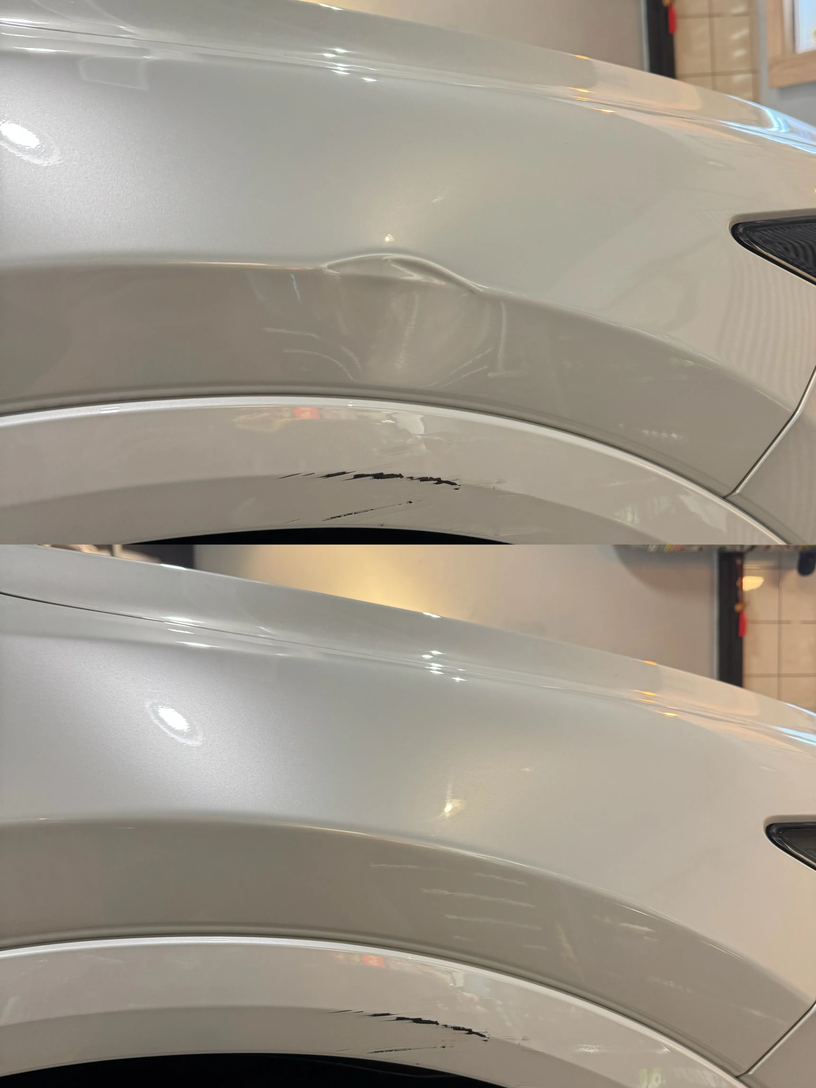Mazda cx5 前葉子板凹痕修復｜新北凹痕修復｜台北凹痕修復