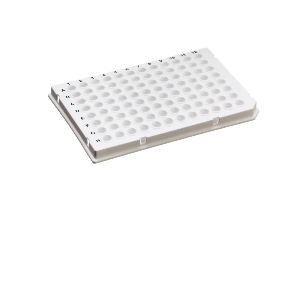 0.1mL 96 孔 PCR 反應盤 (半襯邊/Roche 專用款/白色)