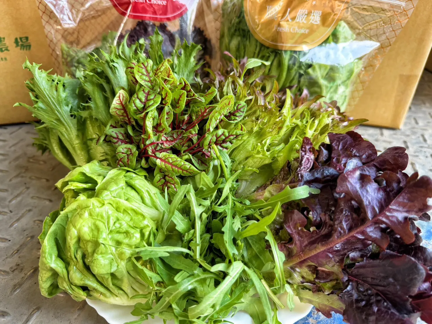 歐式綜合生菜餐桌精選組600g