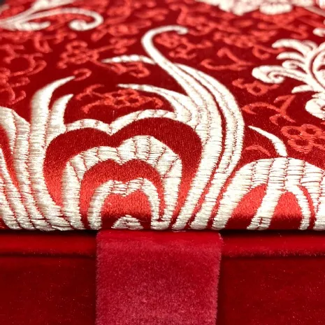 緹花對鐲盒 手鐲玉鐲