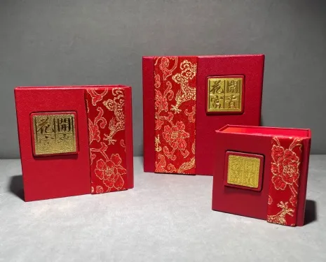 富貴緹花吊墜盒