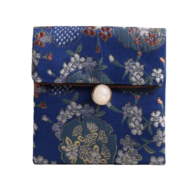 繡花結釦袋 (半圓釦)