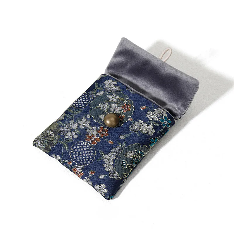 繡花結釦袋 (半圓釦)