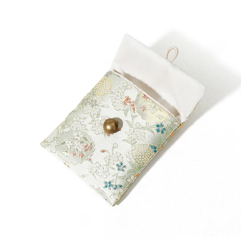 繡花結釦袋 (半圓釦)