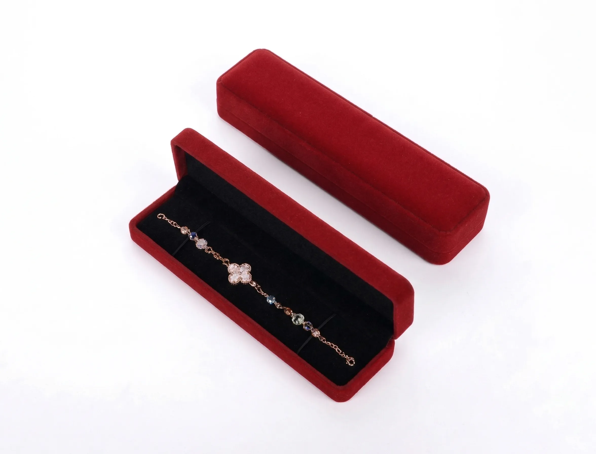 方形絨布手鍊盒