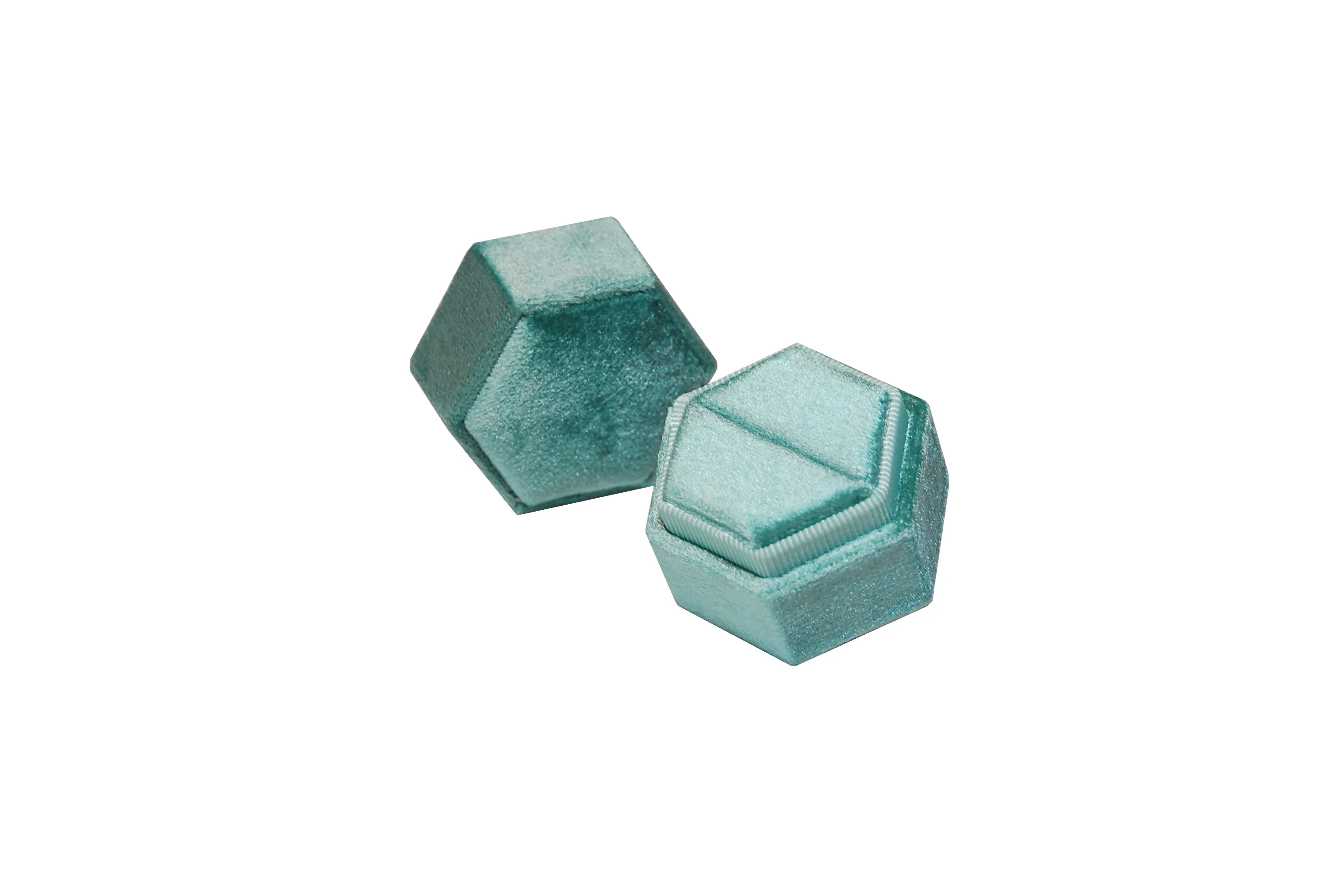 (缺貨)馬卡龍星煥戒指盒 水晶綠