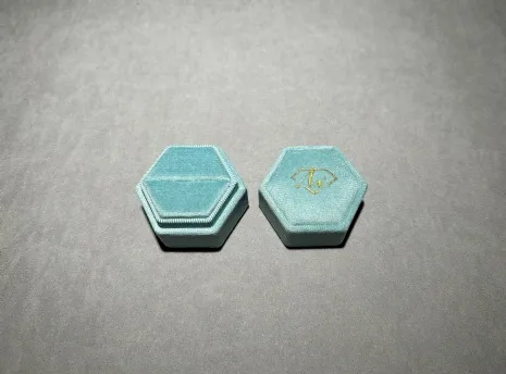 (缺)馬卡龍星煥戒指盒 Tiffany綠