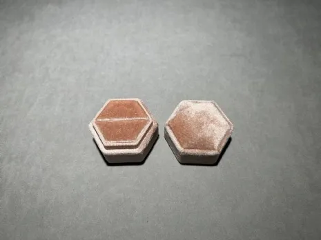 馬卡龍星煥戒指盒 梅子橘